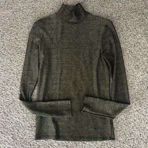 Express glitter turtleneck